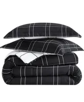 Southshore Fine Linens Urban Grid Oversized Comforter Set Collection