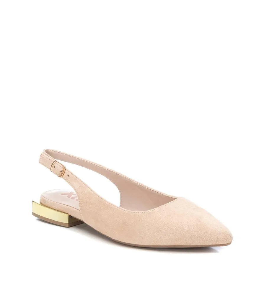 Women's Slingback Suede Flats By Xti