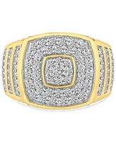 Men's Diamond Multi-Cluster Statement Ring (2 ct. t.w.) in 10k Gold