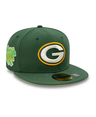 Men's New Era Green Bay Packers Super Bowl Xxxi Citrus Pop 59FIFTY Fitted Hat