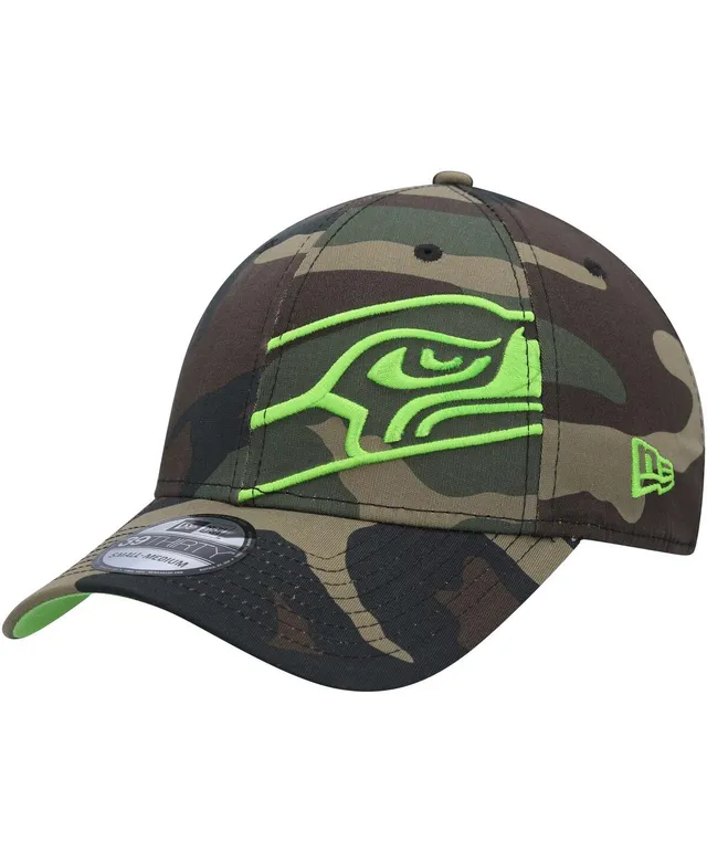 New Era Camo Seattle Seahawks 2022 NFL Training Camp Official Panama Bucket Hat