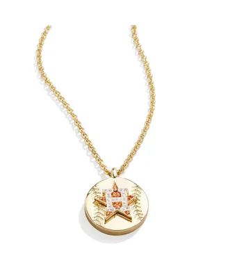 Women's Baublebar Houston Astros Pendant Necklace - Gold