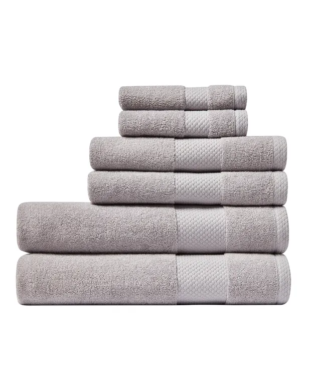 Lacoste Heritage 6 Piece Towel Set - White