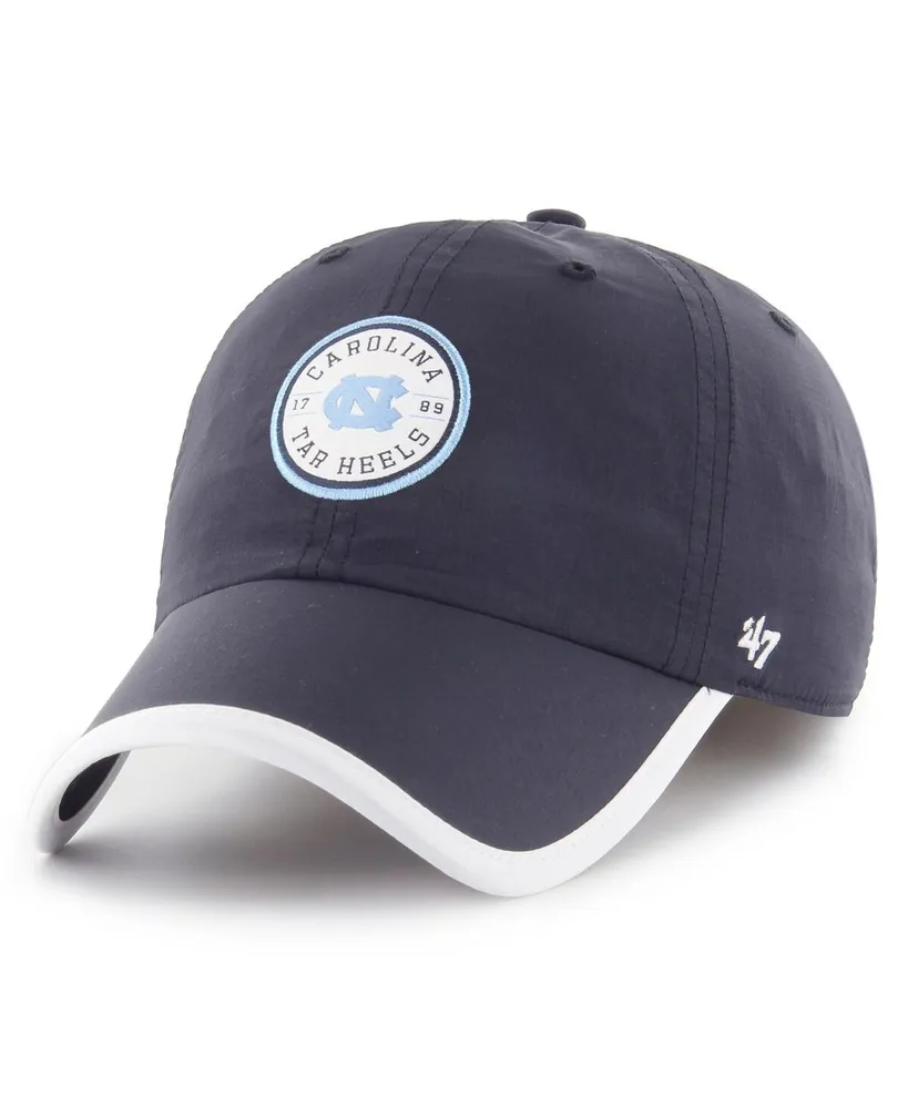 Men's '47 Brand Navy North Carolina Tar Heels Microburst Clean Up Adjustable Hat