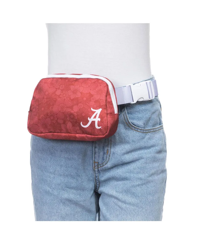 Women's ZooZatz Alabama Crimson Tide Floral Print Fanny Pack