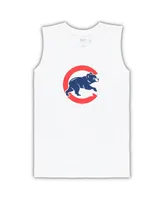 Women's Concepts Sport White, Royal Chicago Cubs Plus Tank Top and Shorts Sleep Set