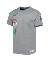 Men's Mitchell & Ness Heather Gray Minnesota Wild City Collection T-shirt