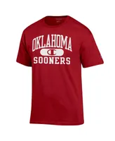 Men's Champion Crimson Oklahoma Sooners Arch Pill T-shirt