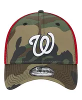 Men's New Era Camo Washington Nationals Team Neo 39THIRTY Flex Hat