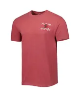 Men's Crimson Alabama Crimson Tide Vault Helmet History Comfort T-shirt