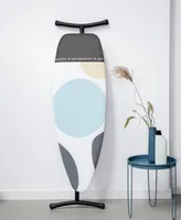 Ironing Board D, 53" x 18", 135 x 45 Centimeter with Heat Resistant Iron Parking Zone, 1.4" 35 Millimeter and Black Frame