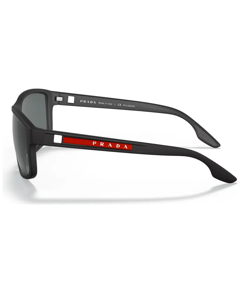 Prada Linea Rossa Men's Polarized Sunglasses, Ps 02XS