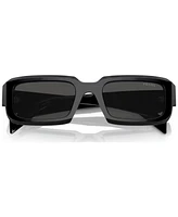 Prada Irregular Low Bridge Men's Sunglasses, Pr 27ZSF