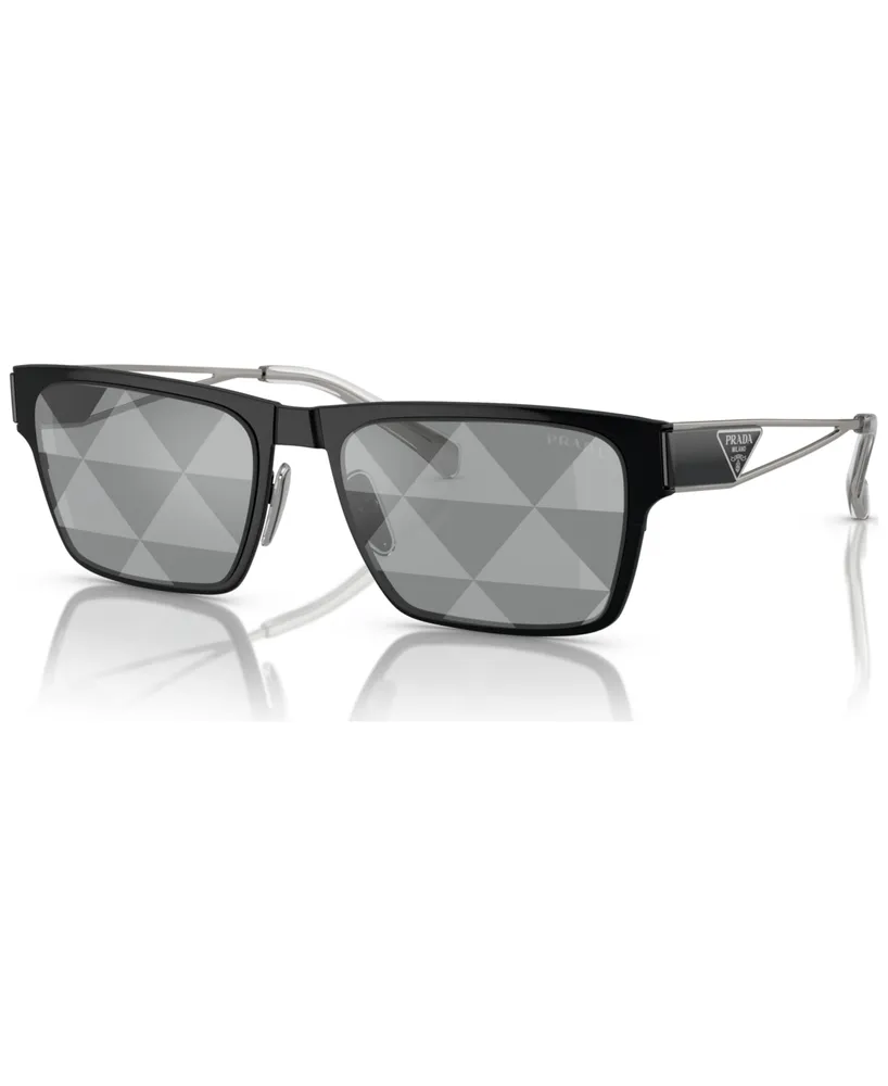 Prada Rectangular Men's Sunglasses, Pr 71ZS