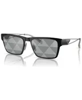Prada Rectangular Men's Sunglasses, Pr 71ZS