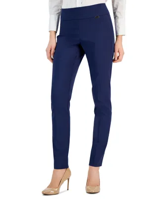 I.n.c. International Concepts Mid-Rise Petite Tummy-Control Skinny Pants, & Short, Created for Macy's