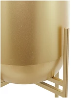 CosmoLiving Metal Planter with Removable Stand