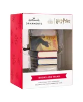 Hallmark Christmas Ornament Harry Potter Stacked Books and Wand - Multi