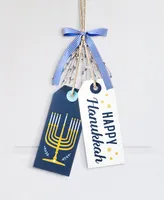 Glitzhome 24" H Wooden Hanukkah Doorknob Hanging Decor