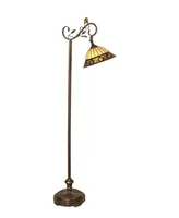 Dale Tiffany Crystal Jewel Pebble Stone Floor Lamp