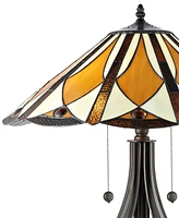 Dale Tiffany Diamond Flare Table Lamp