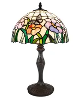 Dale Tiffany Pazio Floral Butterfly Table Lamp