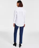 Gloria Vanderbilt Womens Amanda Shirt Classic Straight Leg Jeans