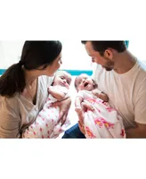 Malabar Baby Baby Gots Certified Organic Muslin Swaddle - Two-Pack Gift Set