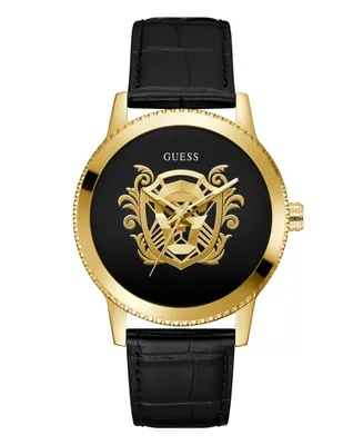 Guess Men's Analog Gold-tone Stainless Steel Watch 44mm