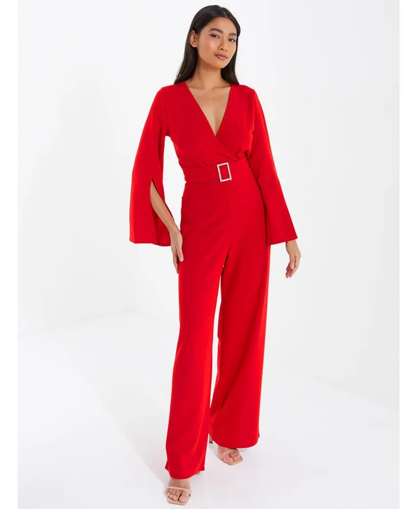 Split Sleeve Jumpsuit