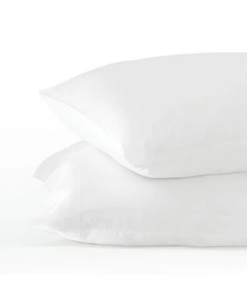 Cariloha Resort 2 Piece Sateen Pillowcase Set Standard Viscose Material Breathable Cooling Pillowcases For Hot Sleepers