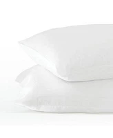 Cariloha Resort 2 Piece Sateen Pillowcase Set Standard Viscose Material Breathable Cooling Pillowcases For Hot Sleepers