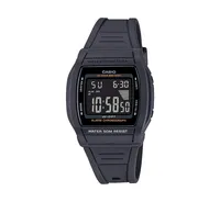 Casio Men's Digital Quartz Gray Resin Watch 36mm, W201-1BV