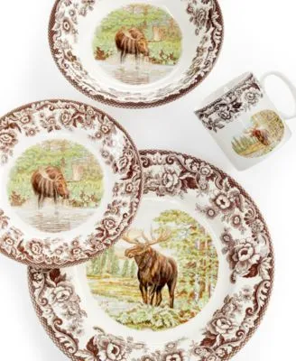 Spode Woodland Moose Collection