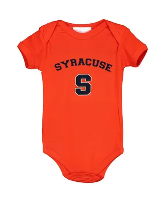 Infant Boys and Girls Orange Syracuse Arch & Logo Bodysuit