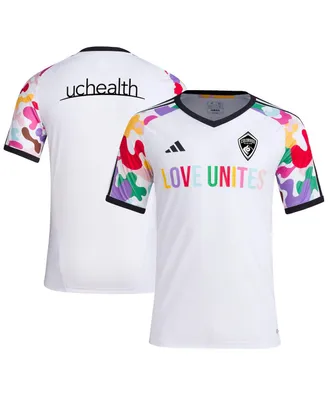 Men's adidas White Colorado Rapids 2023 Pride Pre-Match Top