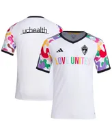 Men's adidas White Colorado Rapids 2023 Pride Pre-Match Top