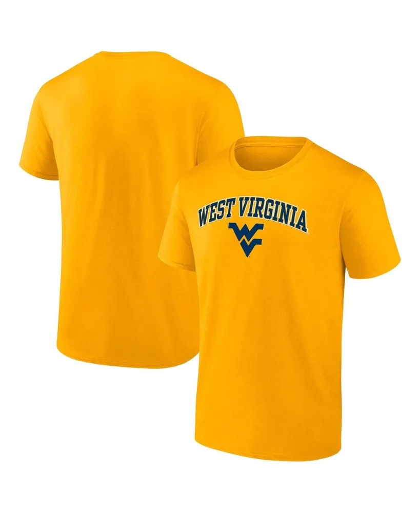 Men's Fanatics Gold West Virginia Mountaineers Campus T-shirt