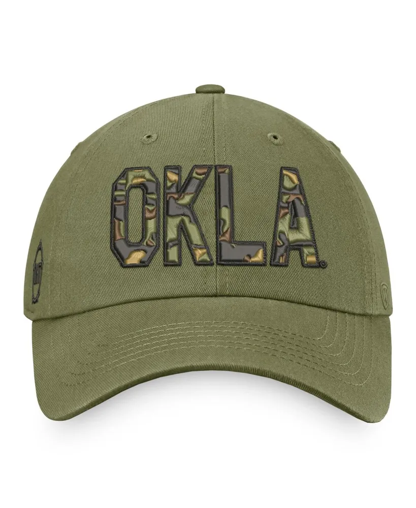 Men's Top of the World Olive Oklahoma Sooners Oht Military-Inspired Appreciation Unit Adjustable Hat