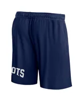 Men's Fanatics Navy New England Patriots Clincher Shorts