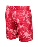 Men's Colosseum Red Houston Cougars What Else is New Swim Shorts