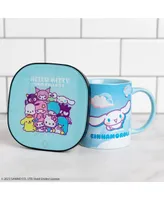 Uncanny Brands Cinnamoroll Coffee Mug with Electric Mug Warmer – Keeps Your Favorite Beverage Warm - Auto Shut On/Off