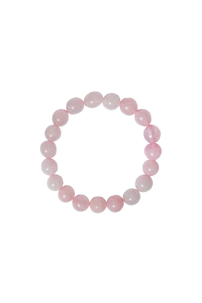 Manifest Collection | Love — Pink Crystal Beaded Bracelet