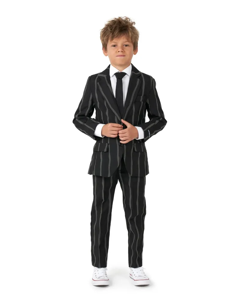 Suitmeister Big Boys Oversized Pinstripe Button Closure Suit Set