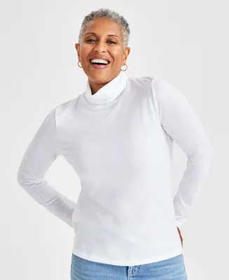 Style & Co Petite Classic Turtleneck, Created for Macy's