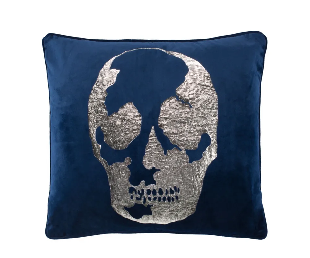 Safavieh Rayen Skull 20" x 20" Pillow