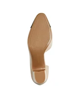 Bandolino Women's Laynier Cap Toe D'Orsay Block Heel Pumps