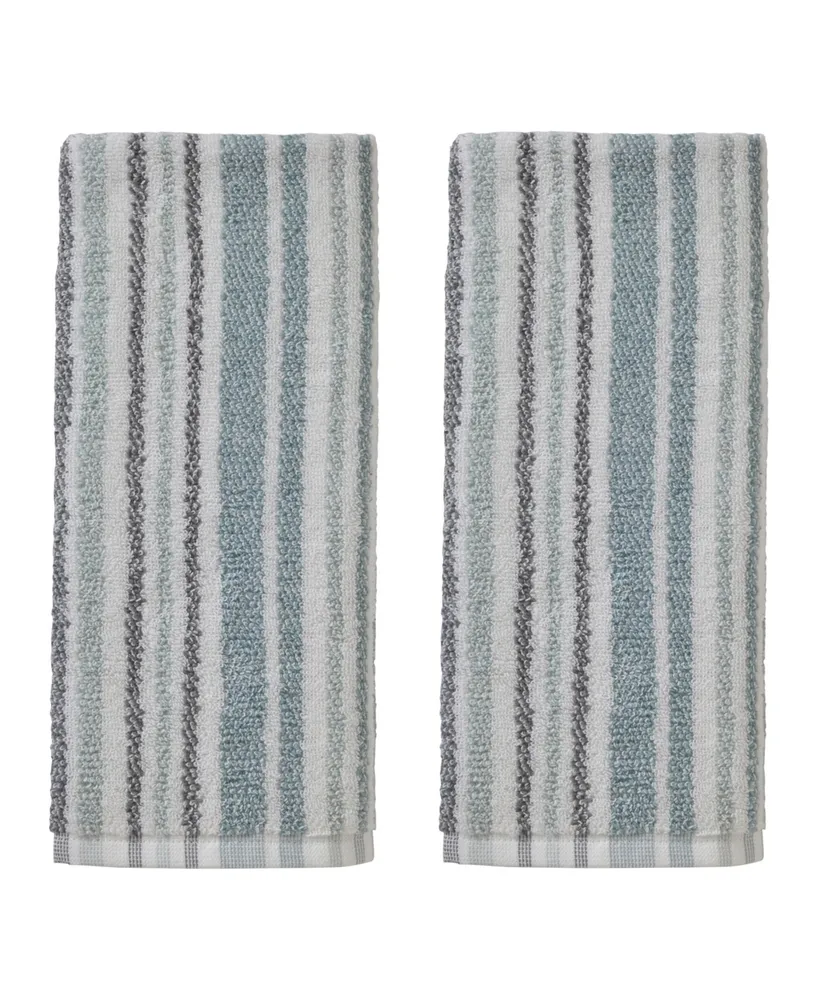 Skl Home Farmhouse Stripe Cotton 2 Piece Hand Towel Set, 26" x 16"