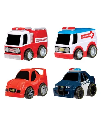 Kaplan Early Learning Crazy Fast Cars - 4 Pull-Back Vehicles