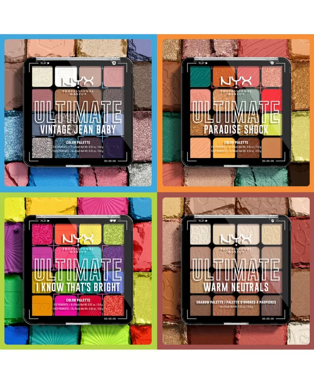 Nyx Professional Makeup Ultimate Shadow Palette - Warm Neutrals